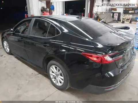 2025 Toyota Camry Le VIN 4T1DAACKXSU540934 фото 3