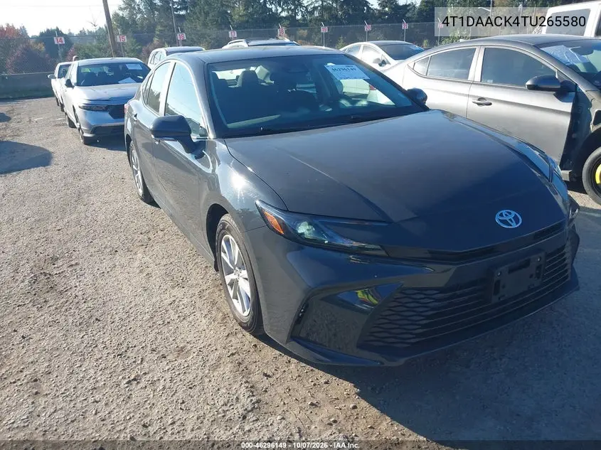2026 Toyota Camry Le VIN 4T1DAACK4TU265580 фото 2