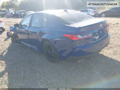 2026 Toyota Camry Se VIN 4T1DAACK0TU344244 фото 4
