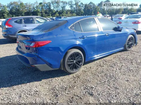 2026 Toyota Camry Se VIN 4T1DAACK0TU344244 фото 5