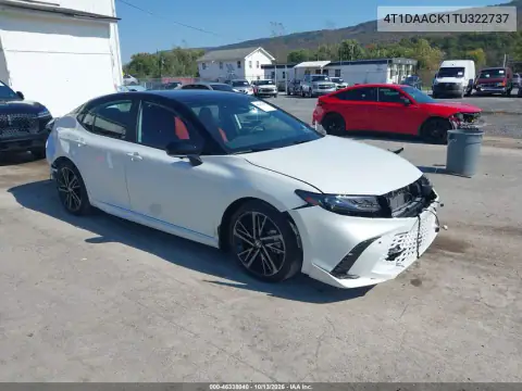 4T1DAACK1TU322737 — 2026 Toyota Camry, Передняя часть, фото до ремонта