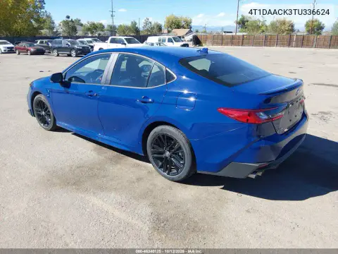 2026 Toyota Camry Se VIN 4T1DAACK3TU336624 фото 3