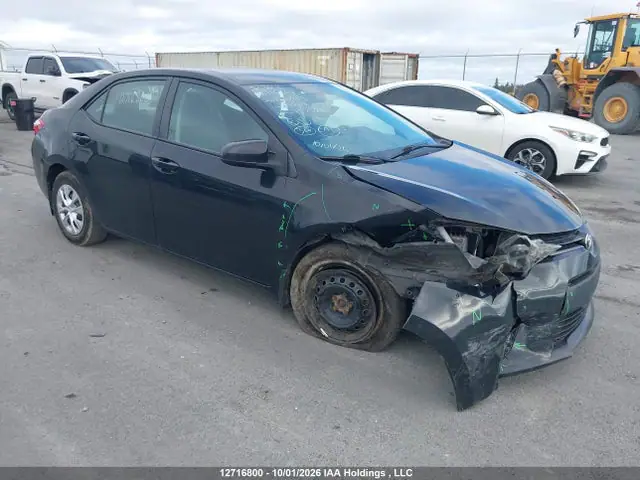 2T1BURHE6GC645074 — 2016 Toyota Corolla CE, Передняя часть (Front), фото до ремонта