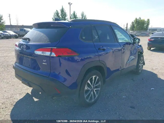 2025 Toyota Corolla Cross Le VIN 7MUBAABG8SV132046 фото 4