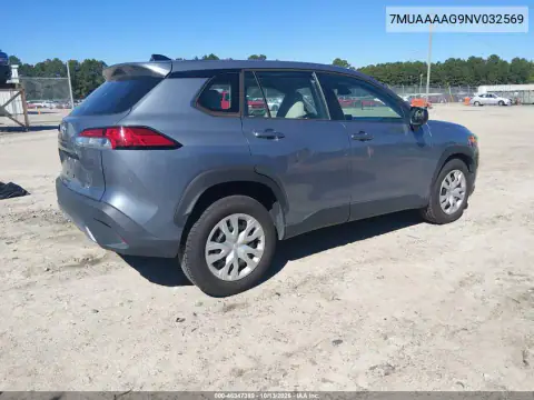 7MUAAAAG9NV032569 — 2022 Toyota Corolla Cross, фото 5 с аукциона IAAI, Передняя часть