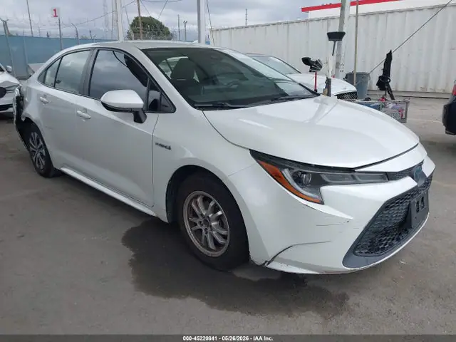 JTDEBRBE3LJ011098 — 2020 Toyota Corolla Hybrid LE, Задняя часть (Rear), фото до ремонта