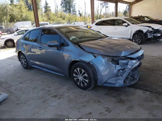 JTDEBRBE9LJ006634 — 2020 Toyota Corolla Hybrid LE, Передняя и задняя части (Front & Rear), фото до ремонта