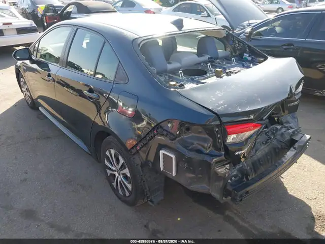 JTDEAMDE5MJ013312 — 2021 Toyota Corolla Hybrid LE, фото 3 с аукциона IAAI 14.10.2026, Задняя часть