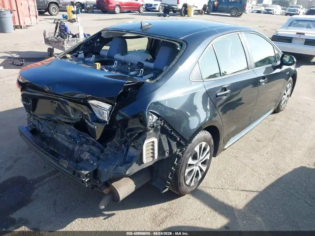 JTDEAMDE5MJ013312 — 2021 Toyota Corolla Hybrid LE, фото 4 с аукциона IAAI 14.10.2026, Задняя часть