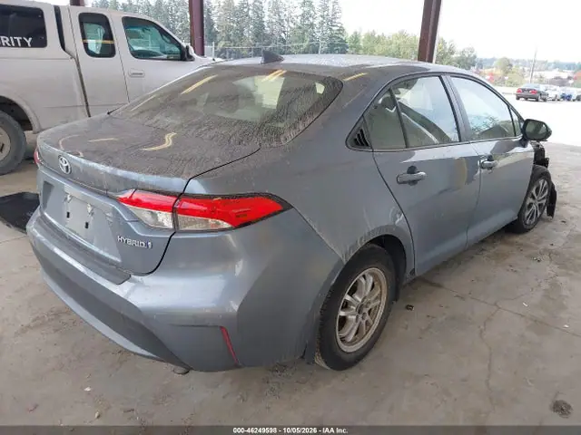 JTDEAMDEXMJ004248 — 2021 Toyota Corolla Hybrid LE, фото 4 с аукциона IAAI 14.10.2026, Передняя часть справа
