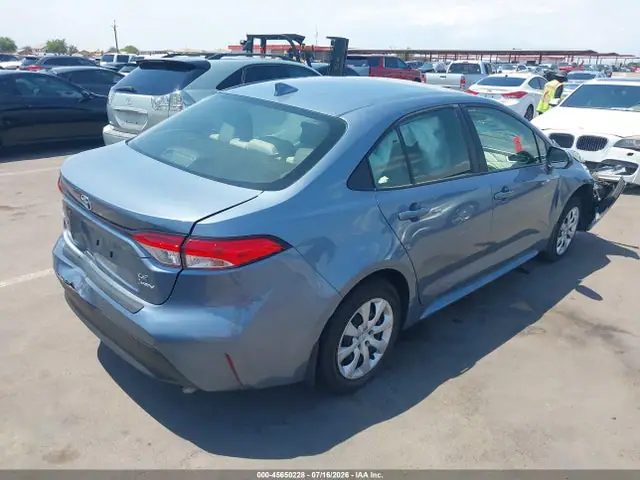 JTDBCMFE4SJ041450 — 2025 Toyota Corolla Hybrid LE, фото 4 с аукциона IAAI 29.09.2026, Передняя часть слева