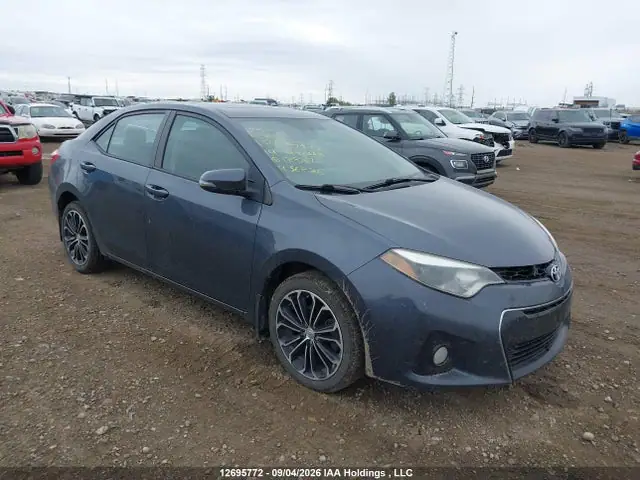 2T1BURHE3EC128070 — 2014 Toyota Corolla L/LE/LE Pls/Prm/S/S Pls, Град (Hail), фото до ремонта