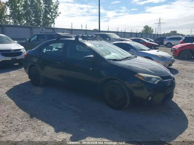 2T1BURHE2EC068699 — 2014 Toyota Corolla L/LE/LE Pls/Prm/S/S Pls, Задняя часть (Rear), фото до ремонта