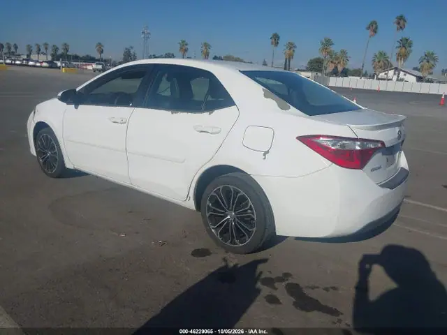 2014 Toyota Corolla L/le/le Pls/prm/s/s Pls VIN 5YFBURHE0EP124896 фото 3