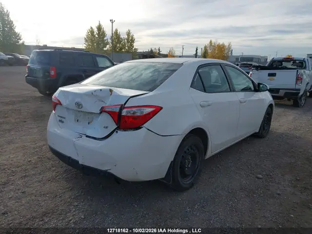 2T1BURHE3FC283459 — 2015 Toyota Corolla L/LE/LE Pls/Prm/S/S Pls, фото 4 с аукциона IAAI 14.10.2026, Задняя часть