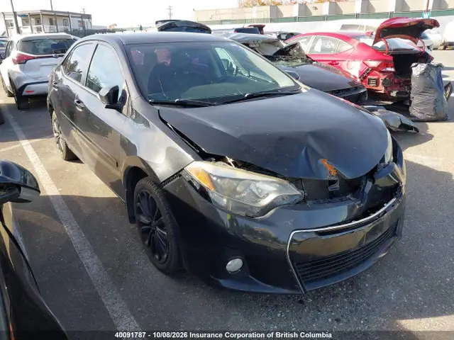 2T1BURHE2FC238240 — 2015 Toyota Corolla L/LE/LE Pls/Prm/S/S Pls, Передняя часть (Front), фото до ремонта