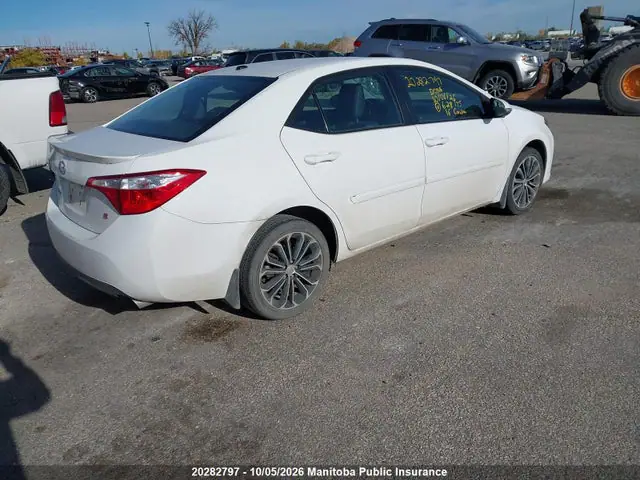 2016 Toyota Corolla L/le/le Pls/prm/s/s Pls VIN 2T1BURHE6GC628775 фото 4