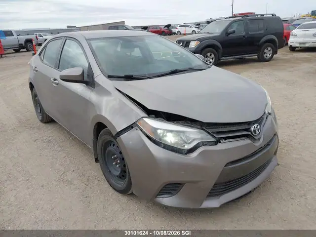 2T1BURHE9GC641911 — 2016 Toyota Corolla L/LE/LE Pls/Prm/S/S Pls, Передняя часть (Front), фото до ремонта