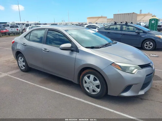 2014 Toyota Corolla Le Eco/le Eco Plus/le Eco Premium VIN 5YFBPRHE9EP039899 фото 1