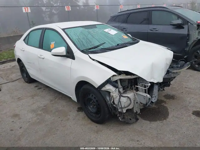 5YFBPRHE4EP007586 — 2014 Toyota Corolla LE Eco, Естественный износ (Normal Wear & Tear), фото до ремонта