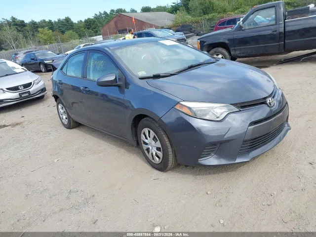 2015 Toyota Corolla Le Eco VIN 2T1BPRHE4FC277029 фото 1
