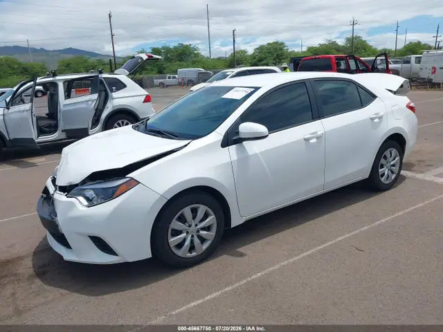 2014 Toyota Corolla Le/le Plus/le Premium VIN 5YFBURHE4EP011050 фото 2
