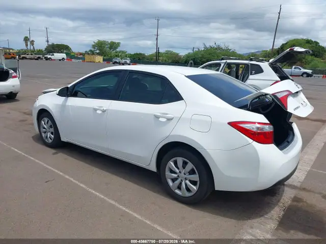 2014 Toyota Corolla Le/le Plus/le Premium VIN 5YFBURHE4EP011050 фото 3