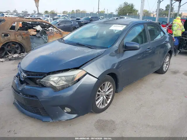 5YFBURHE6FP289823 — 2015 Toyota Corolla LE Plus, фото 2 с аукциона IAAI 30.09.2026, Передняя часть справа