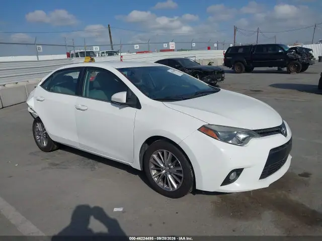 5YFBURHE7FP351200 — 2015 Toyota Corolla LE Plus, Задняя часть (Rear), фото до ремонта