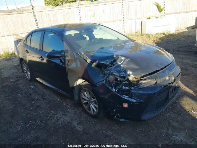 5YFBPMBE3NP295192 — 2022 Toyota Corolla LE/XLE, Передняя часть (Front), фото до ремонта