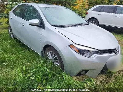 2T1BURHE2EC049537 — 2014 Toyota Corolla LE, Задняя часть слева (Left Rear), фото до ремонта