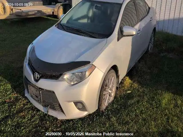 2014 Toyota COROLLA LE VIN 2T1BURHEXEC212547 фото 2