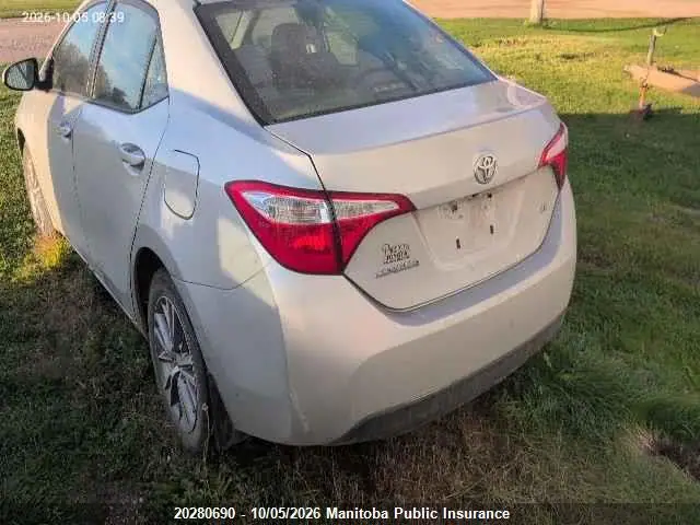 2014 Toyota COROLLA LE VIN 2T1BURHEXEC212547 фото 3