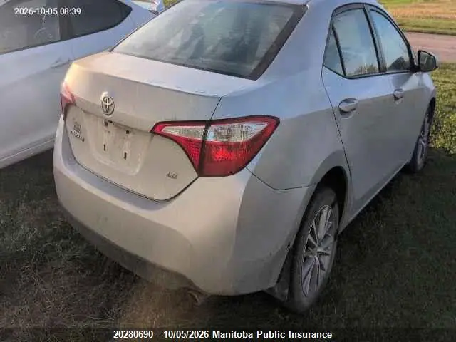 2014 Toyota COROLLA LE VIN 2T1BURHEXEC212547 фото 4