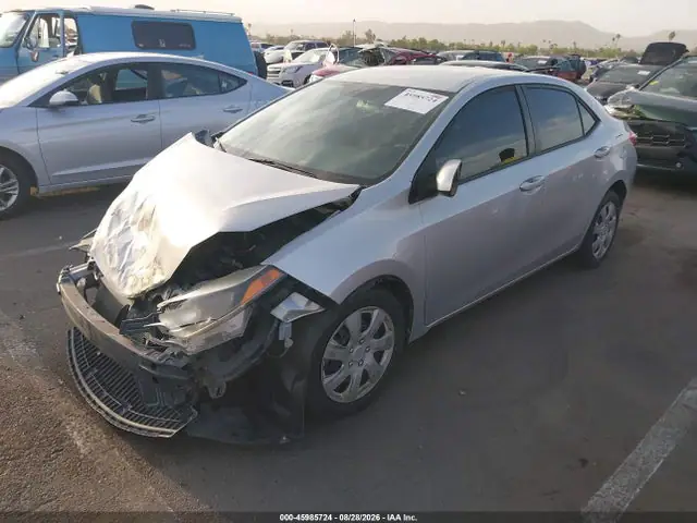2014 Toyota COROLLA LE VIN 5YFBURHE7EP026688 фото 2