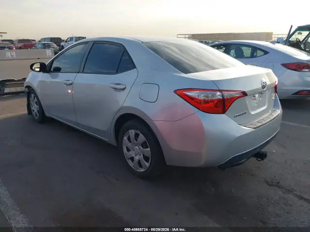 2014 Toyota COROLLA LE VIN 5YFBURHE7EP026688 фото 3