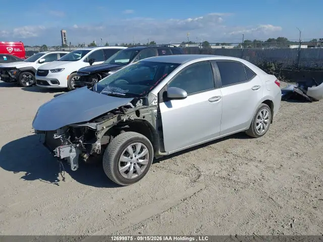 2T1BURHEXFC336237 — 2015 Toyota Corolla LE, фото 2 с аукциона IAAI 29.09.2026, Передняя часть