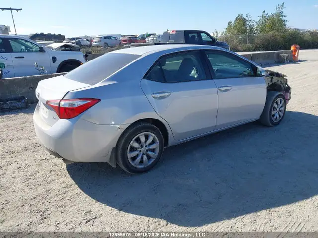 2T1BURHEXFC336237 — 2015 Toyota Corolla LE, фото 4 с аукциона IAAI 29.09.2026, Передняя часть
