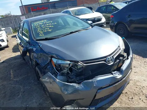 2T1BURHE5FC454082 — 2015 Toyota Corolla LE, Передняя часть (Front), фото до ремонта