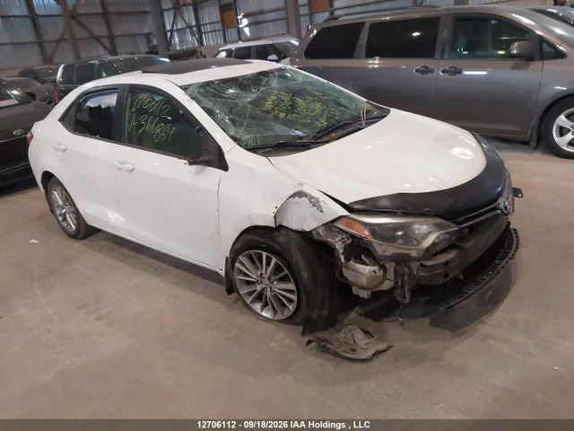 2015 Toyota COROLLA LE VIN 2T1BURHE0FC366864 фото 1