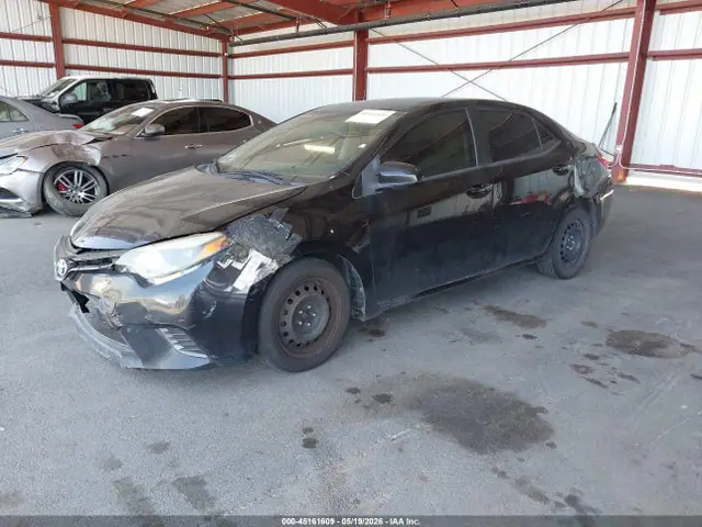 2T1BURHE8FC398705 — 2015 Toyota Corolla LE, фото 2 с аукциона IAAI 29.09.2026, Естественный износ