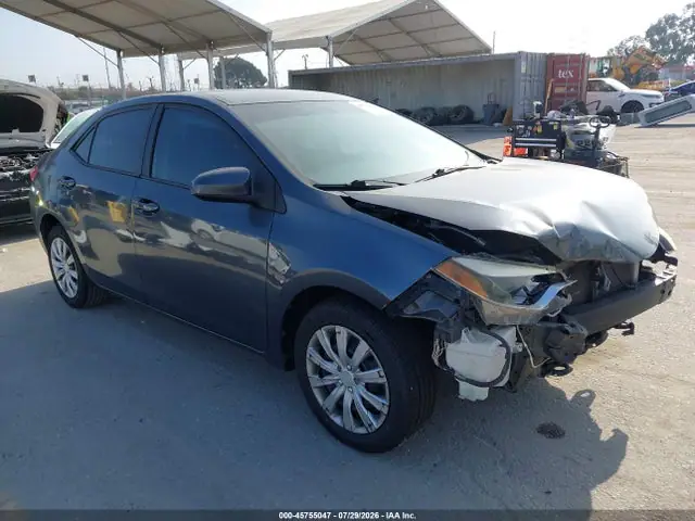 5YFBURHE8FP290844 — 2015 Toyota Corolla LE, Передняя часть (Front End), фото до ремонта