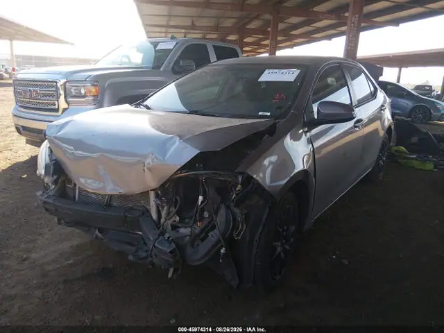 5YFBURHE6FP281527 — 2015 Toyota Corolla LE, фото 2 с аукциона IAAI 29.09.2026, Передняя часть