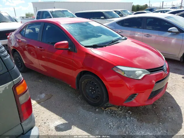 2015 Toyota COROLLA LE VIN 5YFBURHE0FP351667 фото 1