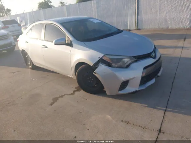 2015 Toyota COROLLA LE VIN 5YFBURHE7FP273923 фото 1