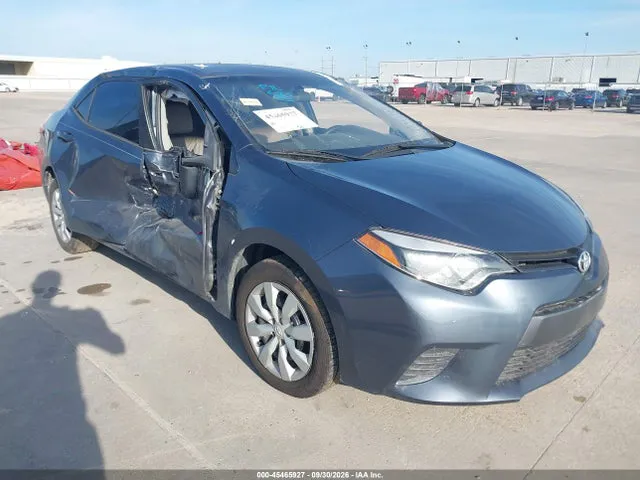 2016 Toyota COROLLA LE VIN 5YFBURHE1GP486108 фото 1