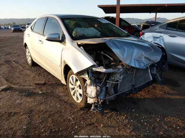 5YFBURHE6GP398574 — 2016 Toyota Corolla LE, Передняя часть (Front End), фото до ремонта