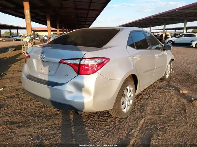 5YFBURHE6GP398574 — 2016 Toyota Corolla LE, фото 4 с аукциона IAAI 13.10.2026, Передняя часть