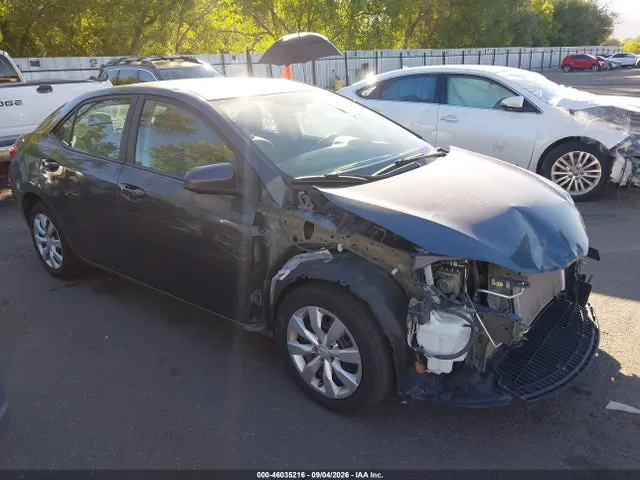 2016 Toyota COROLLA LE VIN 5YFBURHE1GP397171 фото 1