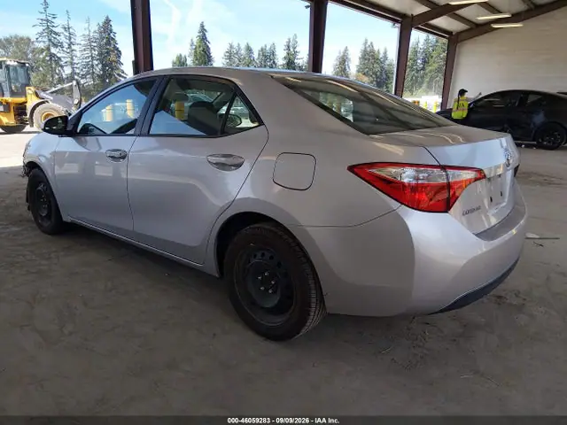 5YFBURHEXGP392681 — 2016 Toyota Corolla LE, фото 3 с аукциона IAAI 30.09.2026, Передняя часть